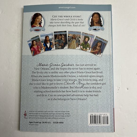 American Girl Set of 2 Books Meet Marie Grace Marie Grace and the Orphans 2011 - Picture 6 of 11